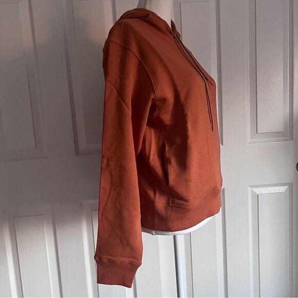 Allbirds R&R Cotton Blend Hoodie Sweatshirt in Terracotta Medium - Picture 3 of 11
